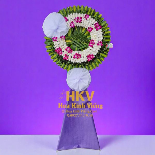 Vòng Hoa Lan Kính Viếng KV282