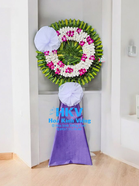 Vòng Hoa Lan Kính Viếng KV282