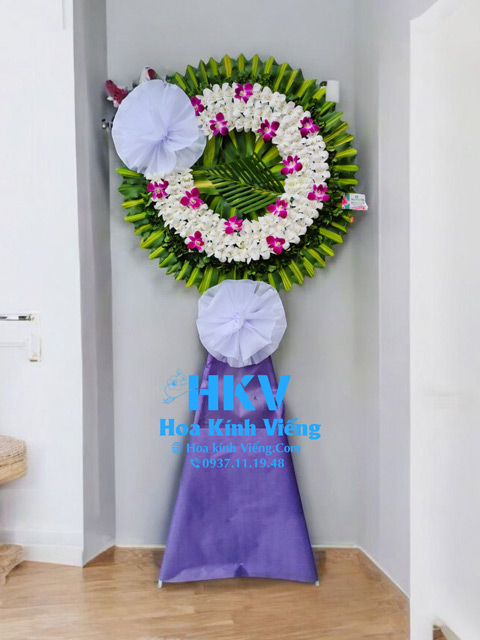 Vòng Hoa Lan Kính Viếng KV283