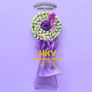 Vòng Hoa Hồng Kính Viếng KV285