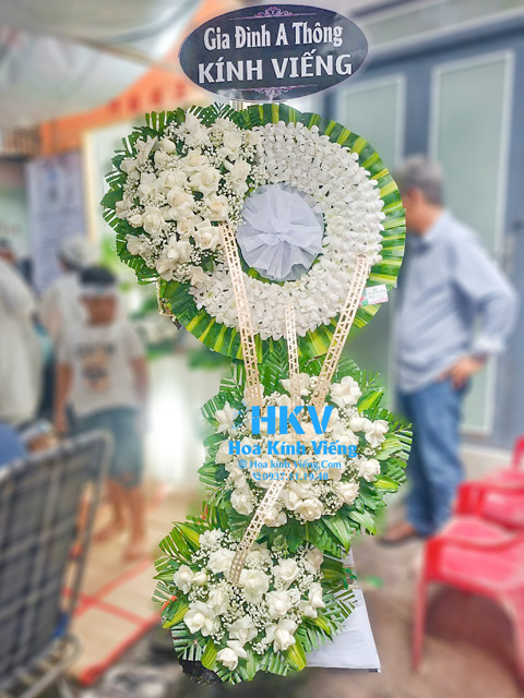 Kệ Hoa Kính Viếng 3 Tầng Cao Cấp KV299