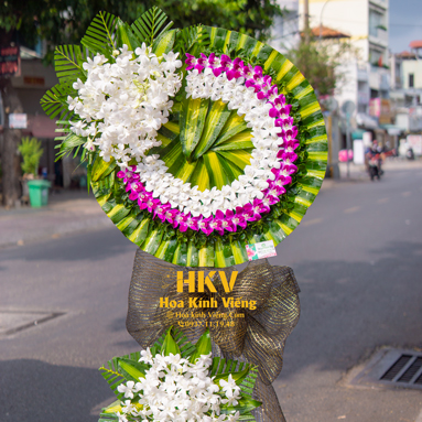 Vòng Hoa Lan Kính Viếng KV996