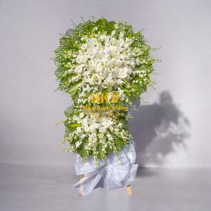 Alternative view of Kệ Hoa Viếng Tang Lễ Cao Cấp HT995