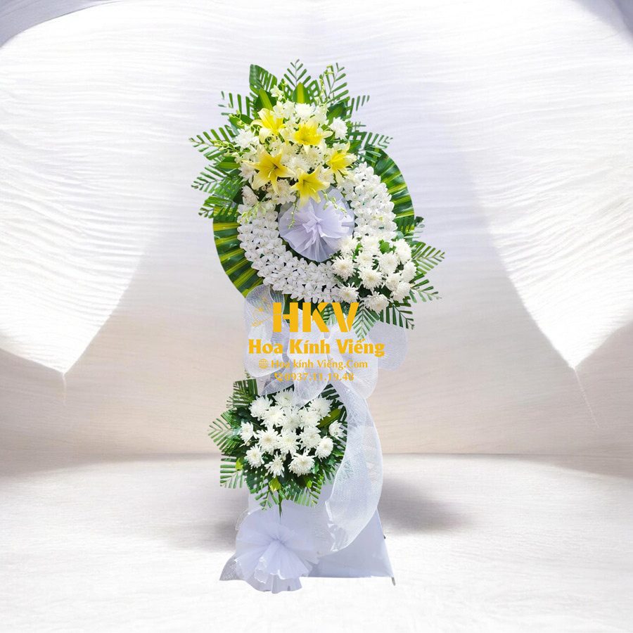 Kệ Hoa3 Tầng Viếng Tang Lễ KV991